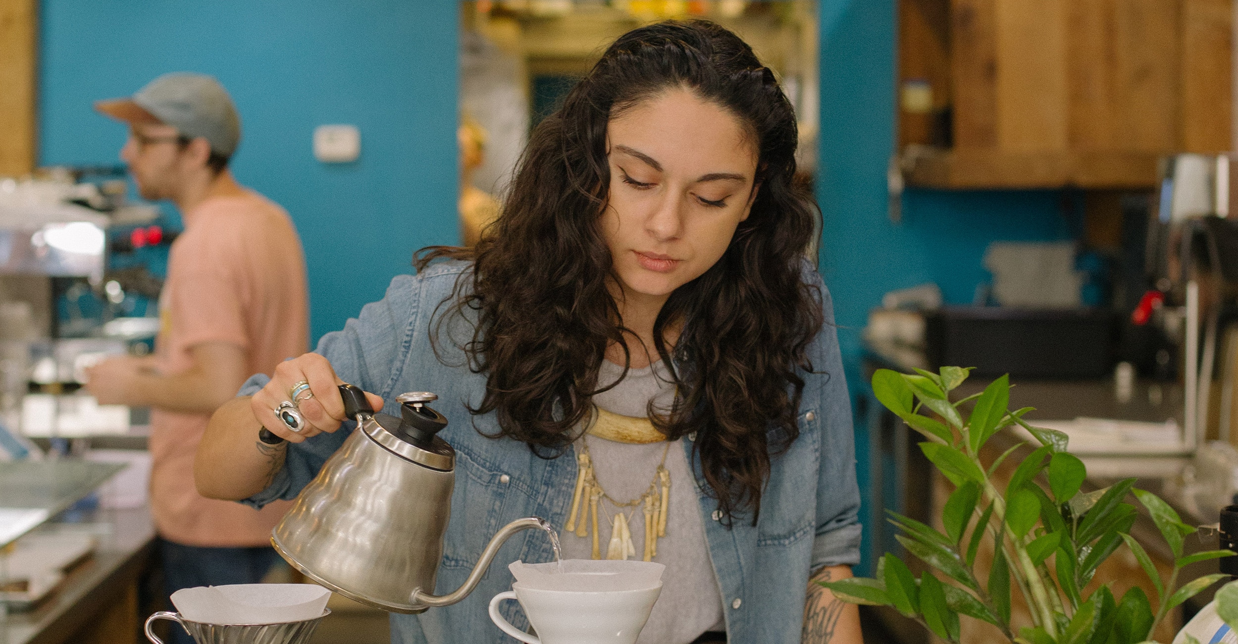 Ashley Delgado is the coffee lead at Blueprint Coffee Delmar.
