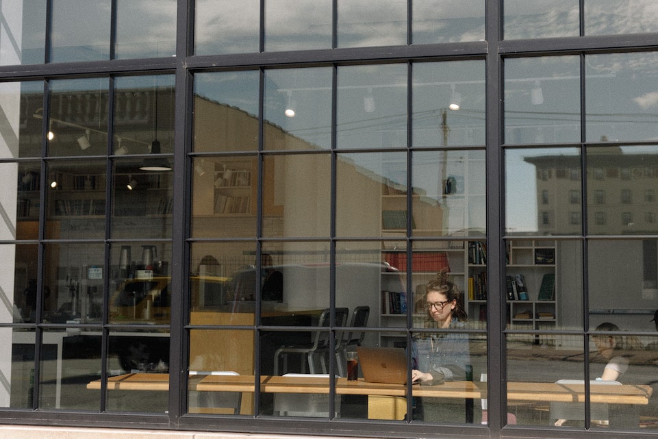 Nora 3 Nora Brady through windows
